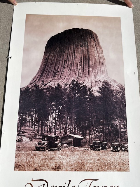 Centennial Poster 2006 Devil’s Tower National Monument Wyoming Archaeology