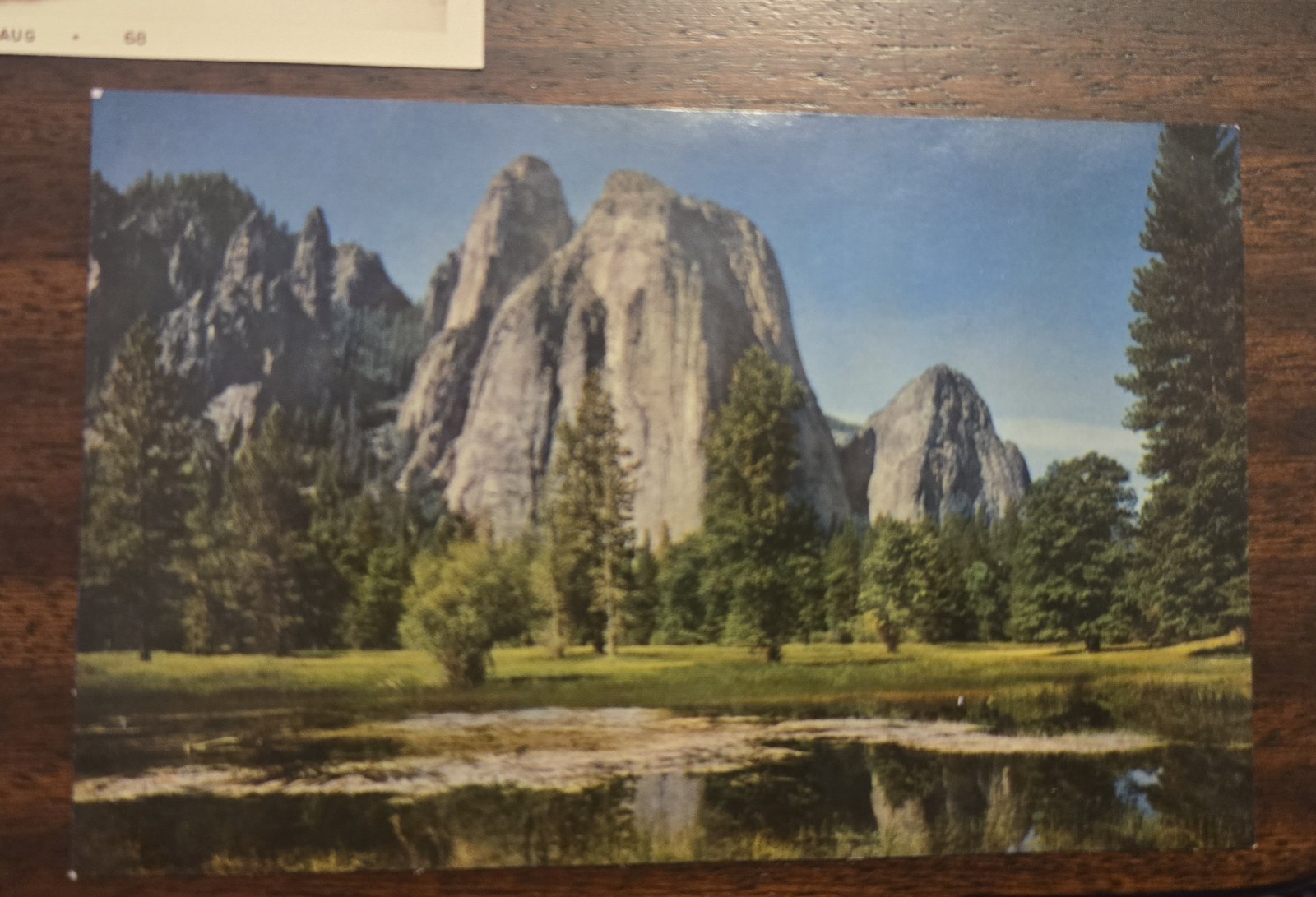 Vintage Yosemite Ephemera Map Postcard Photo Permit Souvenir National Park Cali