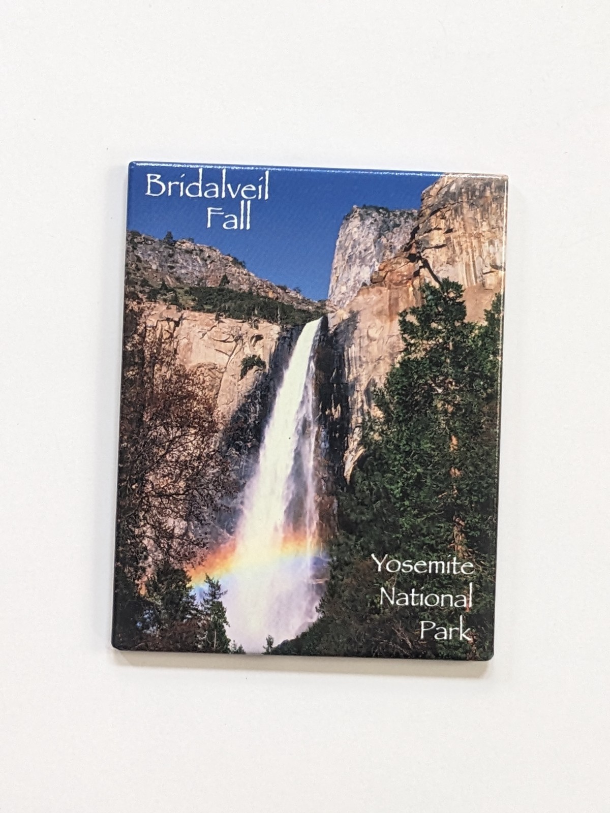 Bridalveil Fall Yosemite National Park California Rainbow Bob Clemenz Magnet