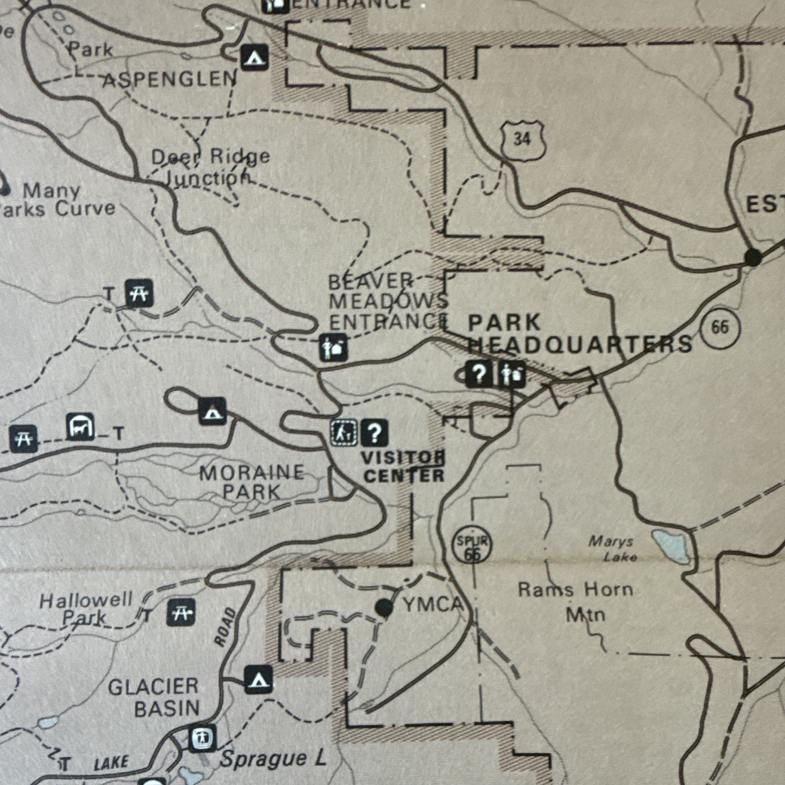 13 Mesa Verde & Rocky Mountain National Parks Fold-Out Maps/Brochures from 1977