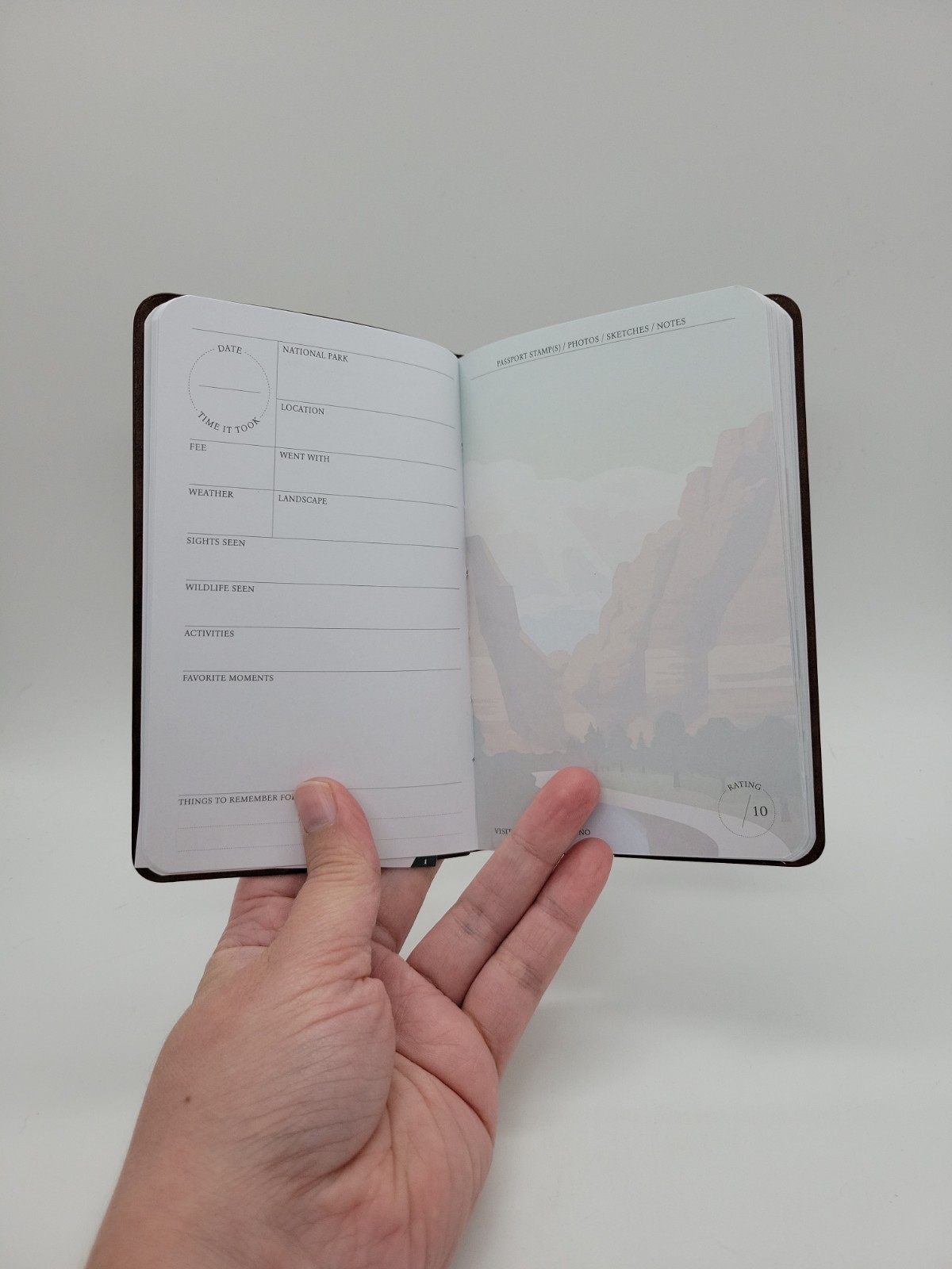 Legend National Parks Passport – US & Canada Park Passport Book with State Map