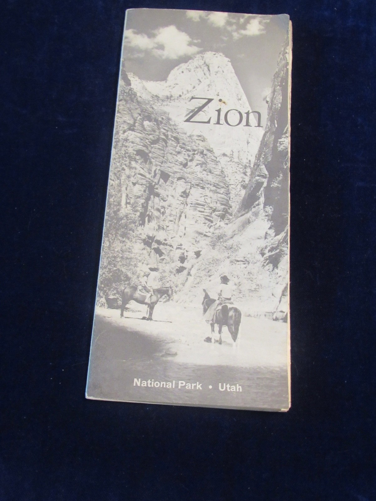 Vtg 1963 & 73 Zion National Park Travel Brochure Lot of 2 US Dept Interior C773
