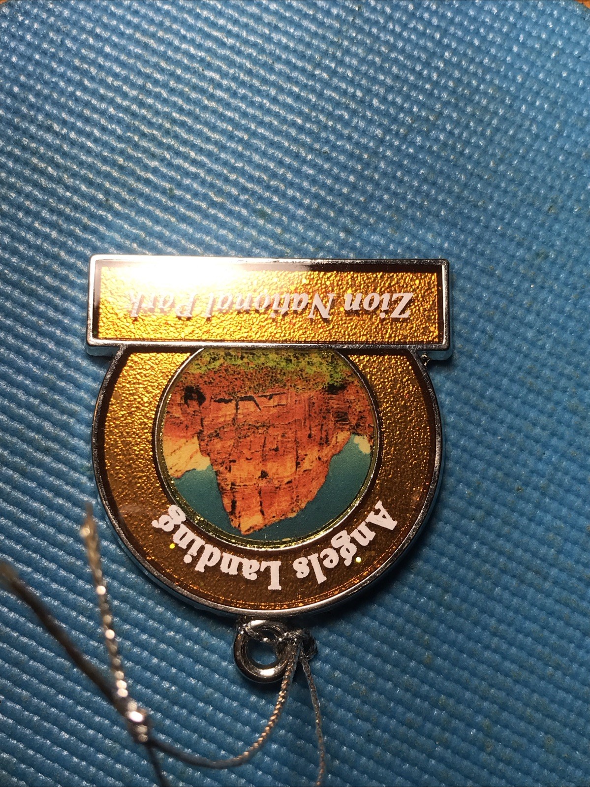 Vintage Utah Zion National Park Angels Landing Ornament Free Shipping