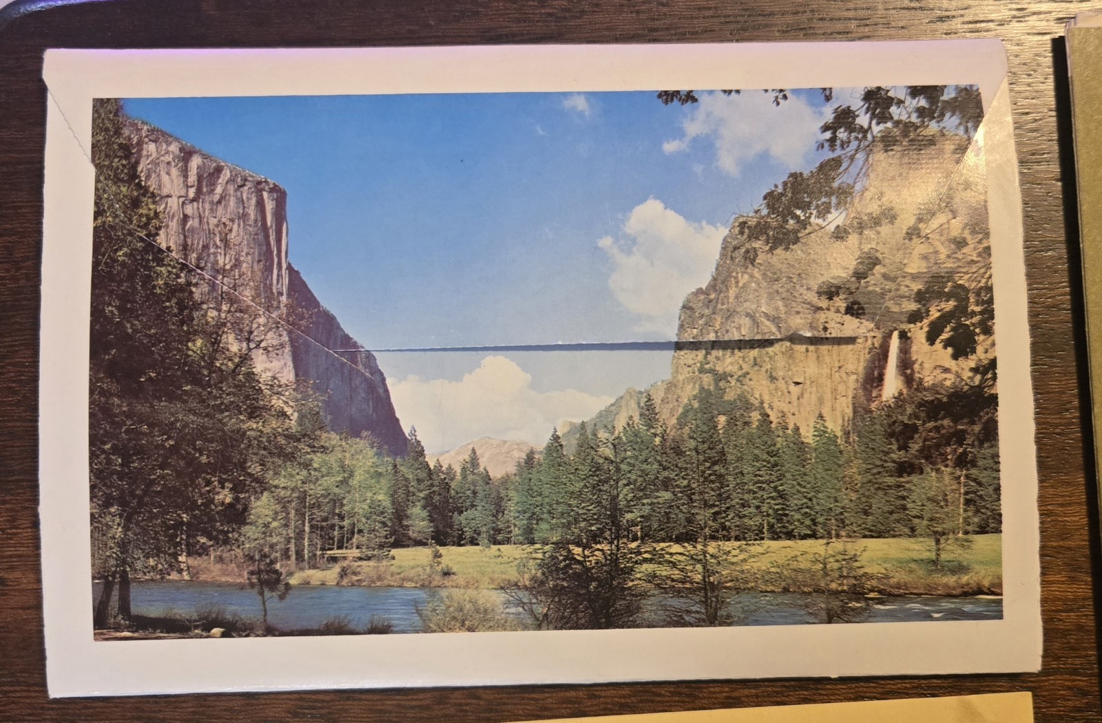 Vintage Yosemite Ephemera Map Postcard Photo Permit Souvenir National Park Cali