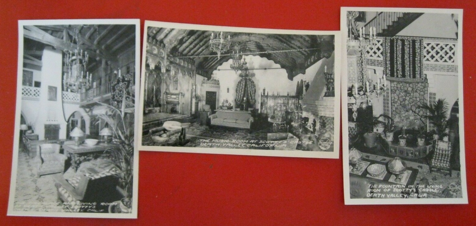 VTG DEATH VALLY CALIFORNIA SOUVENIR PICTURE POSTCARDS~12~1950’S