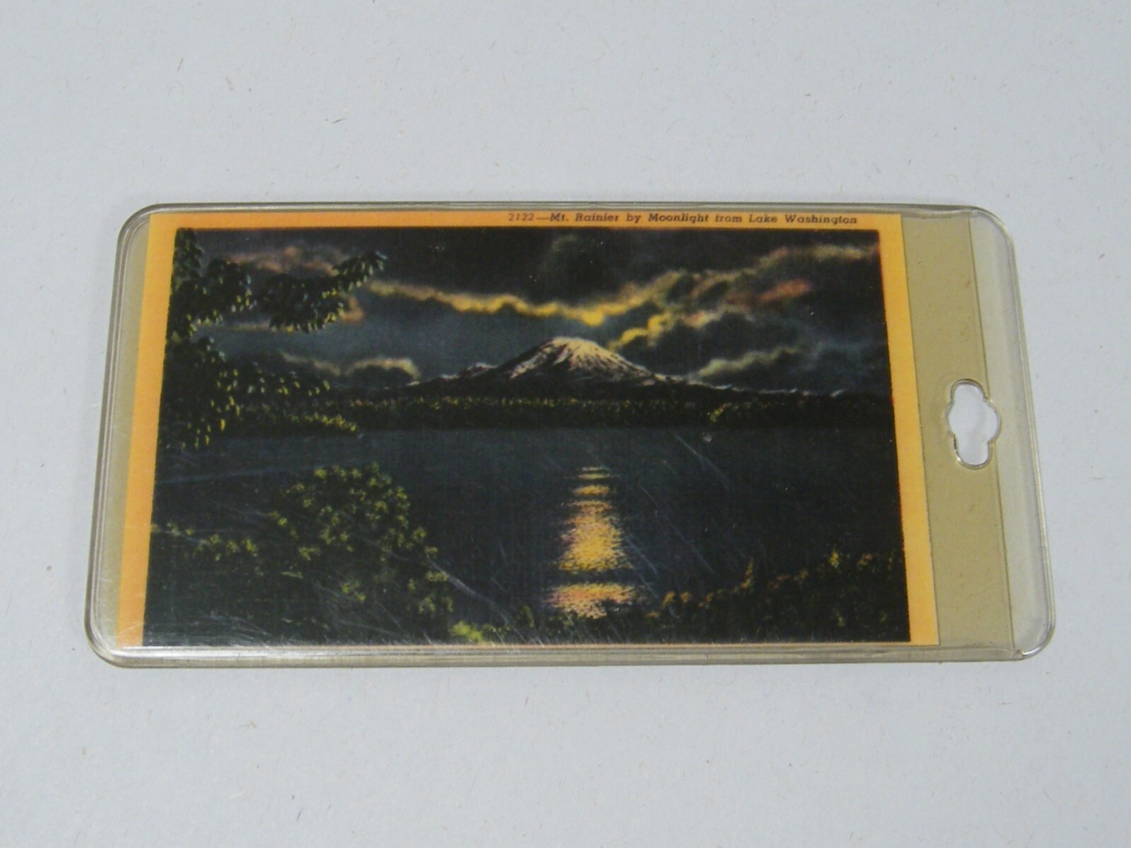 (5) SCENIC KEYCHAIN ACCESSORIES RAINIER, NATIONAL PART, MT. BAKER, LAKE COEUR