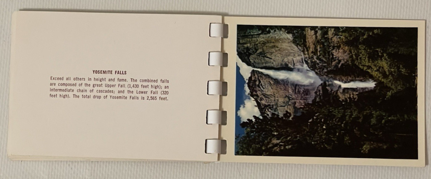 YOSEMITE NATIONAL PARK 10 Color Album Prints Small – 1953 VINTAGE – RARE