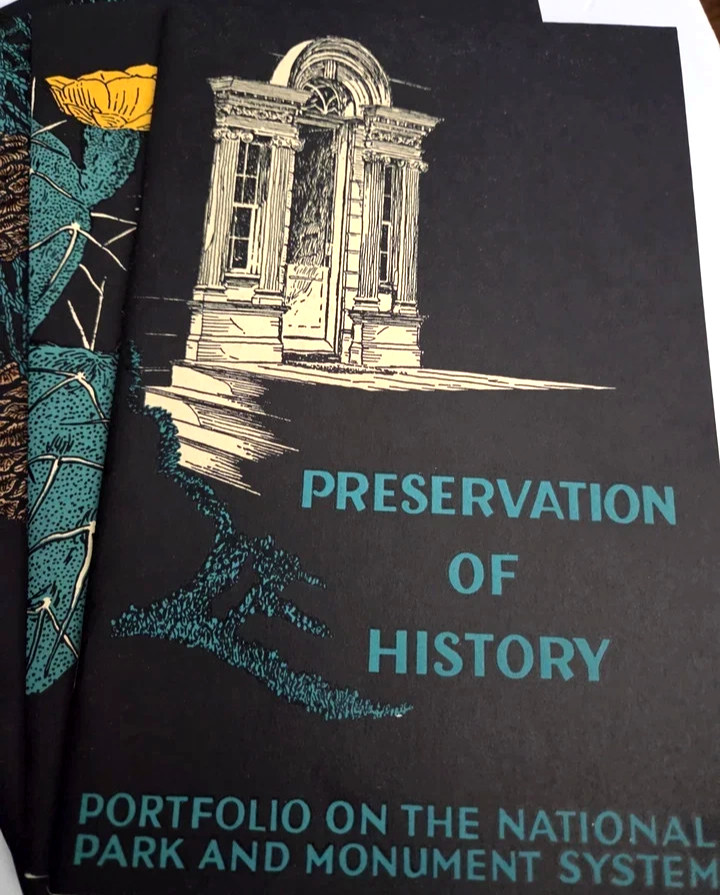 1930’s Portfolio on the National Park & Monument System -4 Booklets in Envelope