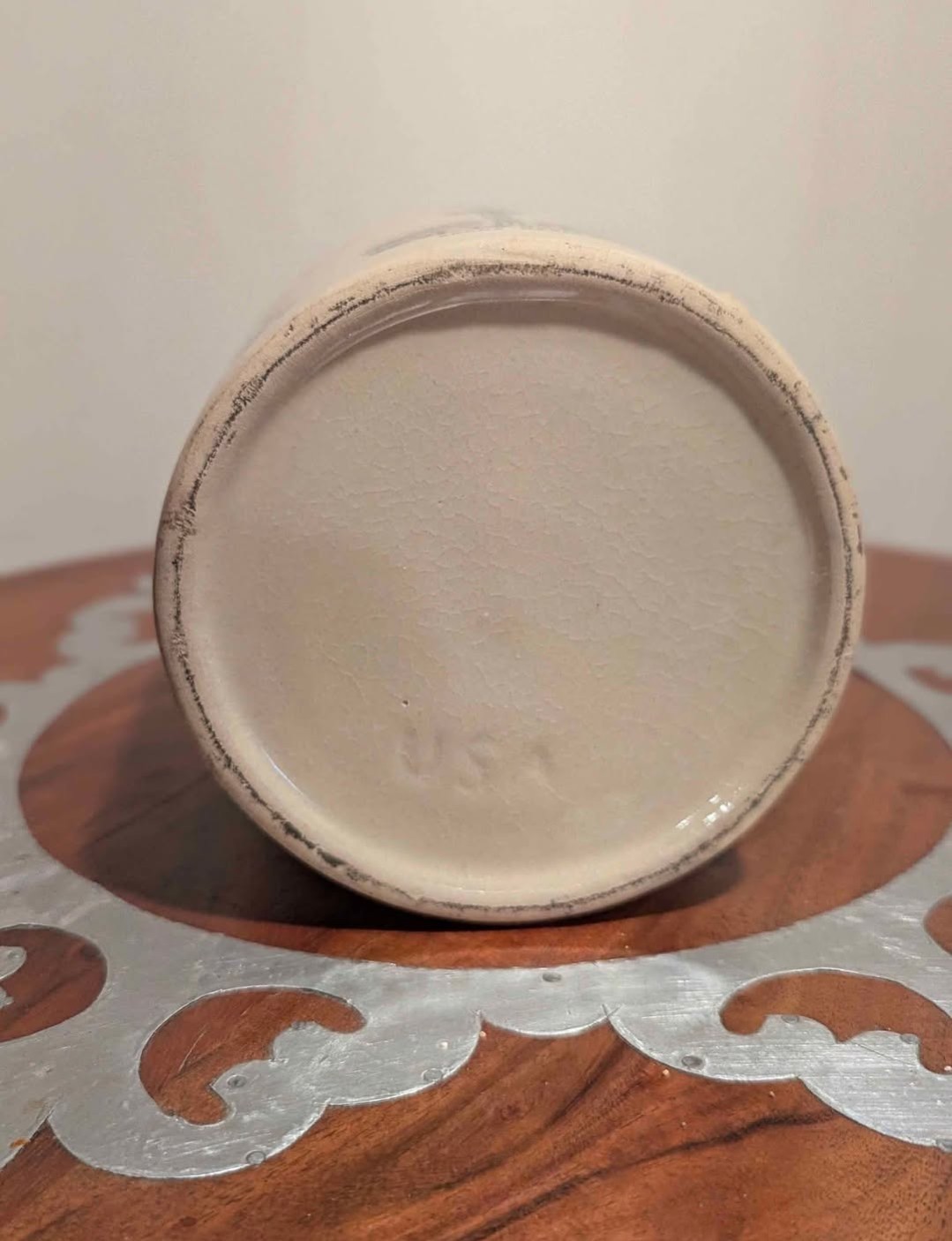 Vintage Great Smoky Mountains Small Souvenir Stoneware Nip Jug Marked USA