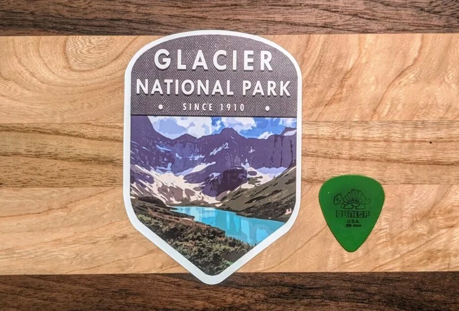 3″ Glacier National Park Sticker Decal