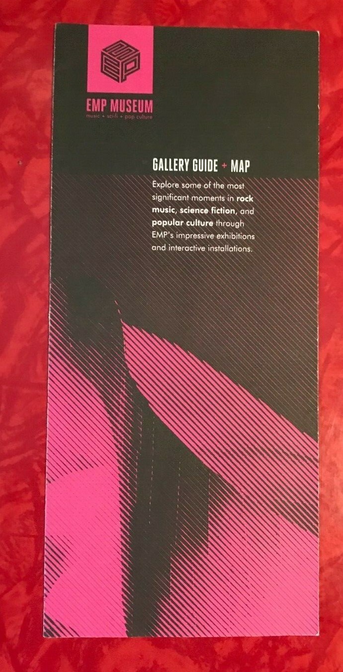 EMP MUSEUM SEATTLE WASHINGTON GALLERY GUIDE & MAP 2014