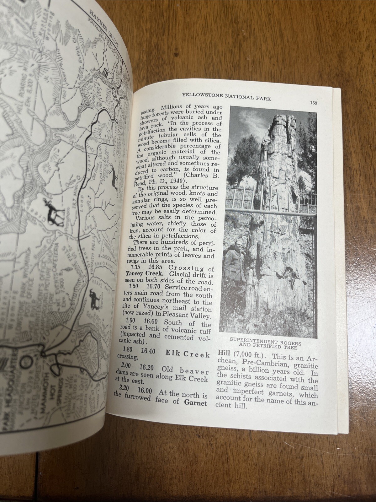 Haynes Guide Yellowstone National Park 1953 w/ 1951 Map