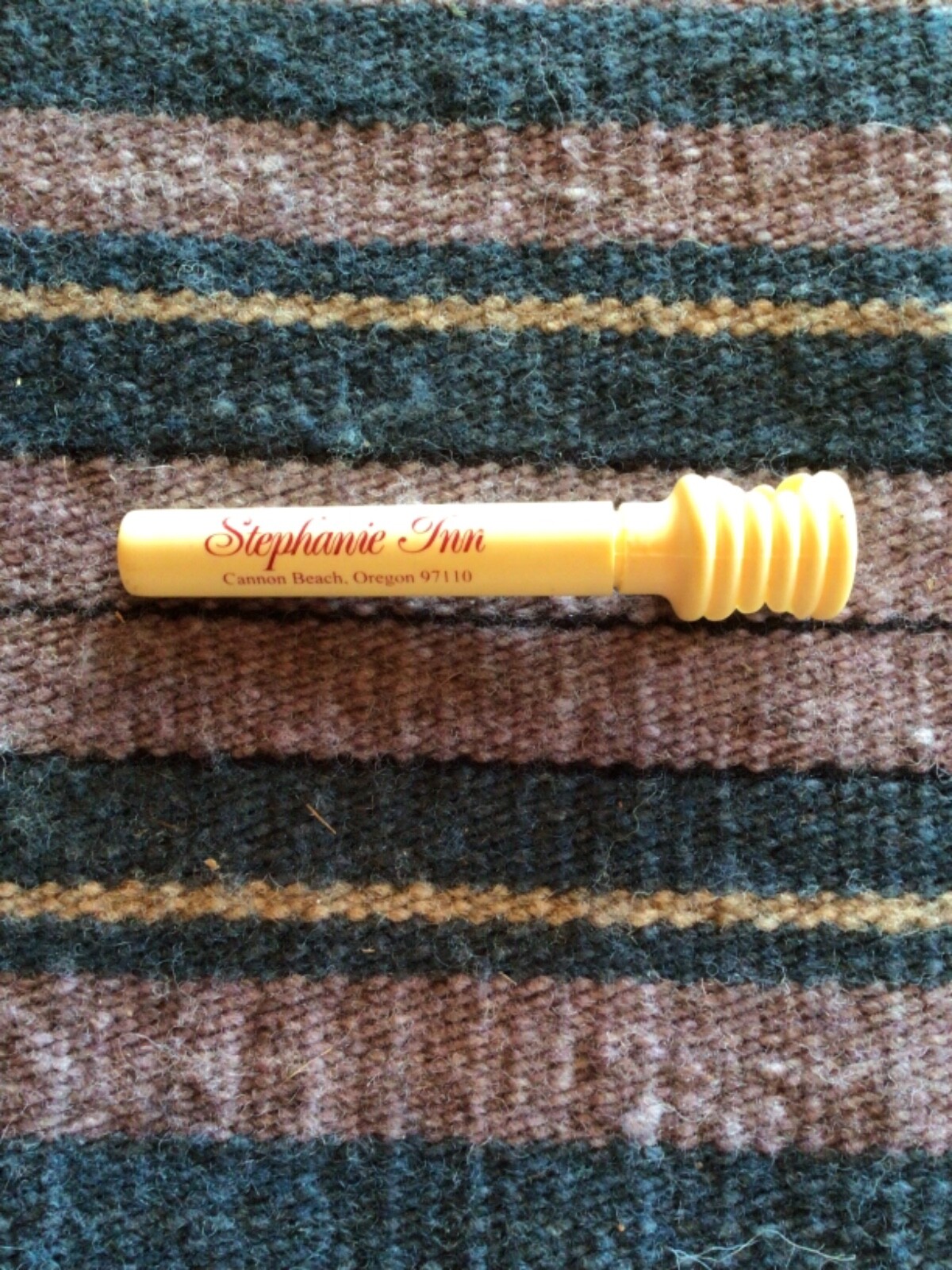 SOUVENIR TRAVEL WINE BOTTLE OPENER FROM STEPHANIE INN, CANNON BEACH, OR