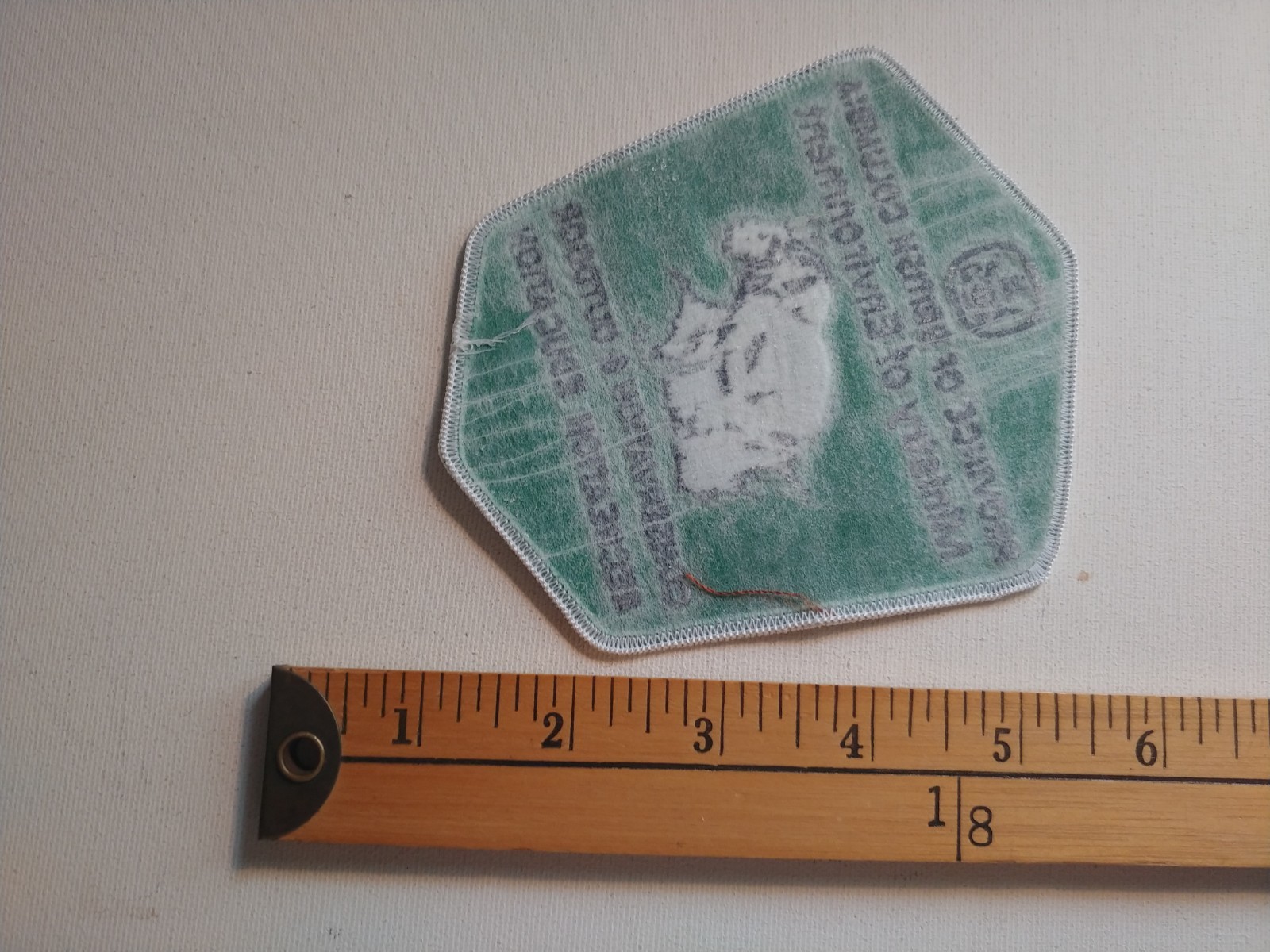 BC BRITISH COLUMBIA CONSERVATION FISHING HUNTING WILDLIFE RANGER PATCH CREST