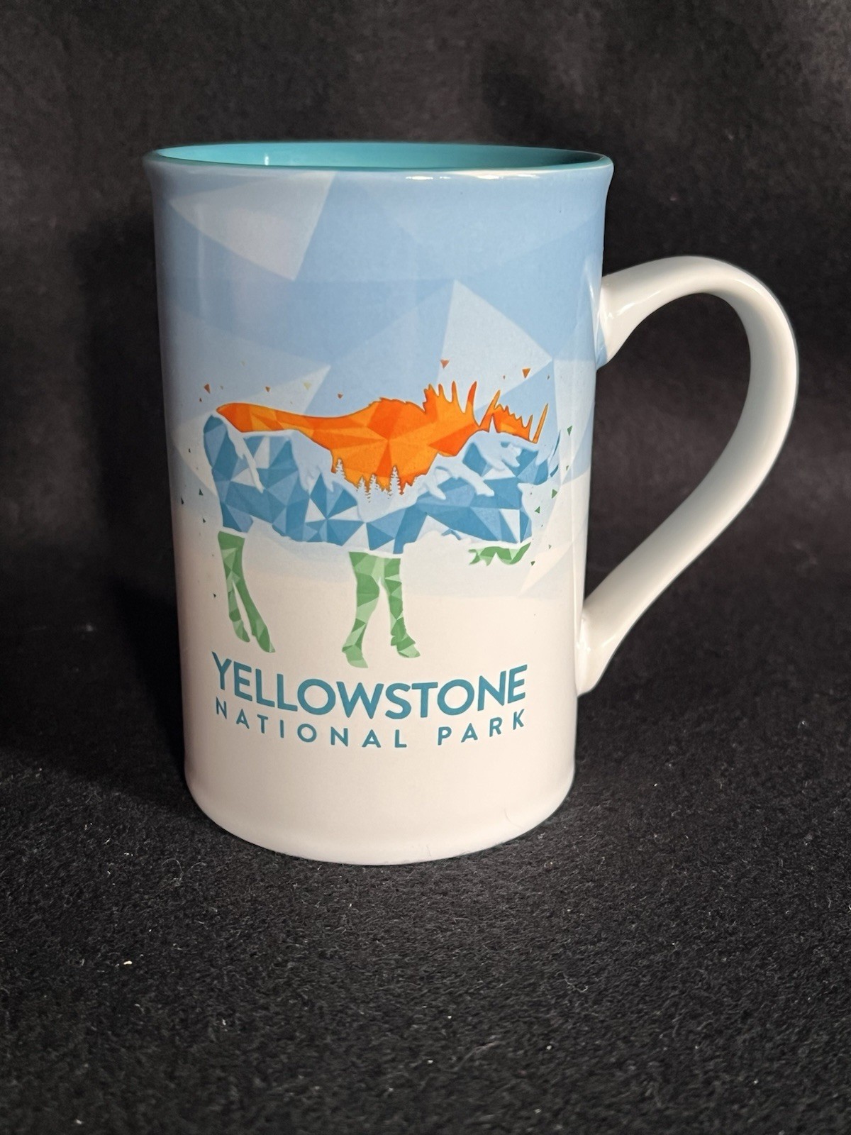 Yellowstone National Park General Store Mosaic Moose Coffee Mug 14 Oz