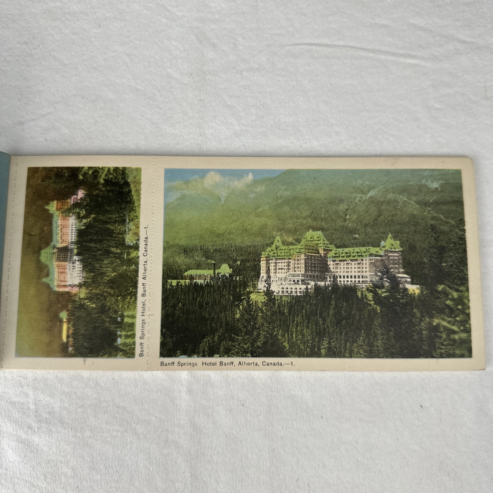 Vintage PECO Banff National Park Miniature View Album 1930s Post Cards Set of 10
