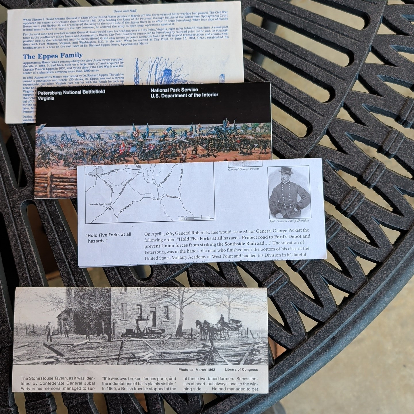 Lot of 14 Civil War Virginia Battlefield Parks Pamphlets Handouts Maps History