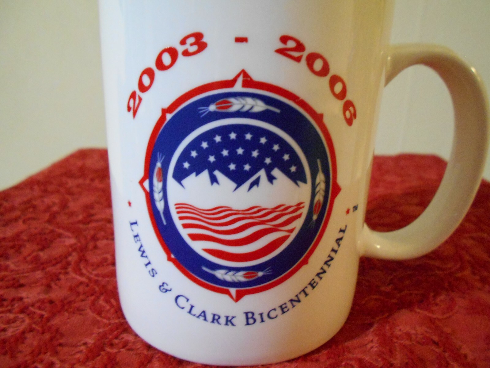 Lewis & Clark Bicentennial Ceramic Mug 2003-2006 Anniversary RARE Collectible