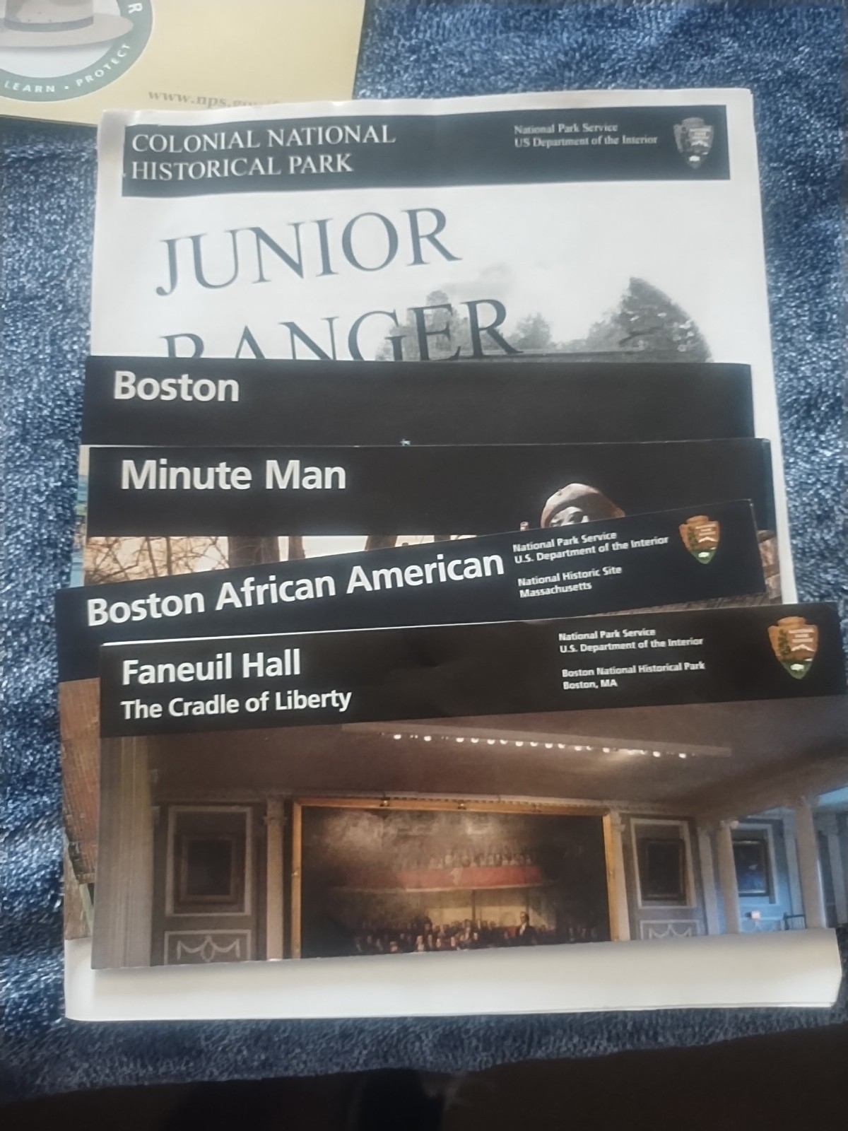 National Park Junior Ranger Books Statue Of Liberty Washington DC +Unigrids