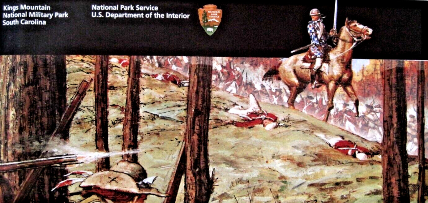 Kings Mountain National Military Park National Park Service Unigrid Brochure Map