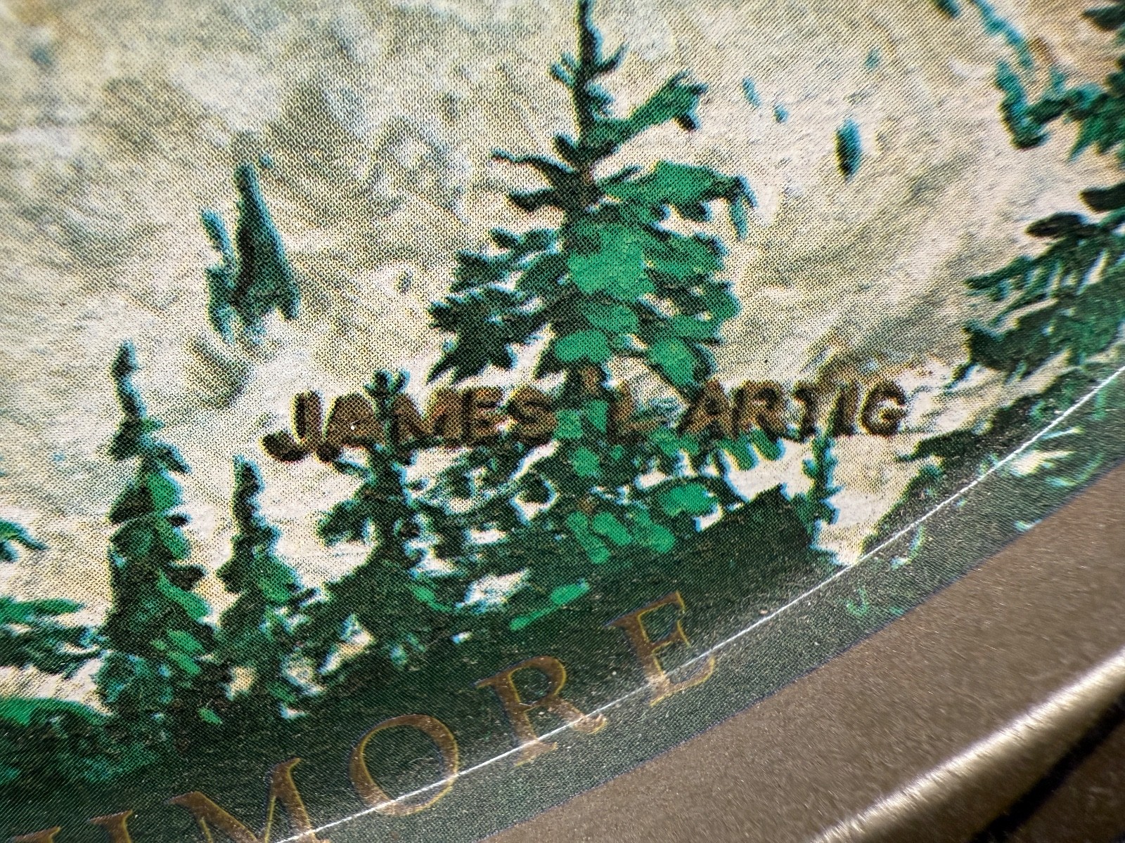 Vintage, Mount Rushmore, James L. Artig, Collector/Souvenir Metal Serving Tray