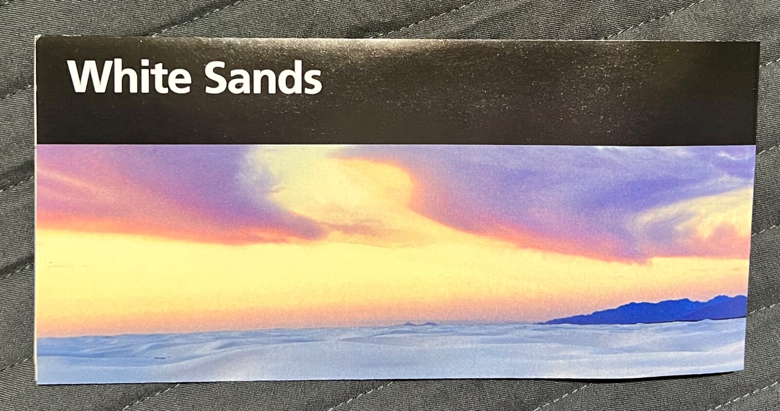 White Sands National Park National Park Service New Mexico Brochure Map