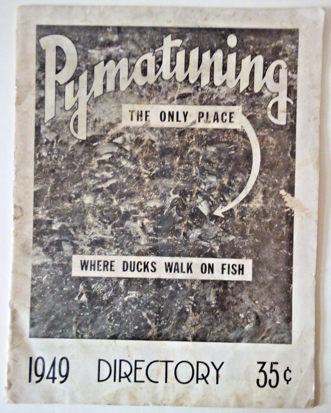 VTG 1949 PYMATUNING LAKE DIRECTORY SOUVENIR BROCHURE ANDOVER OHIO ADVERTISING F3