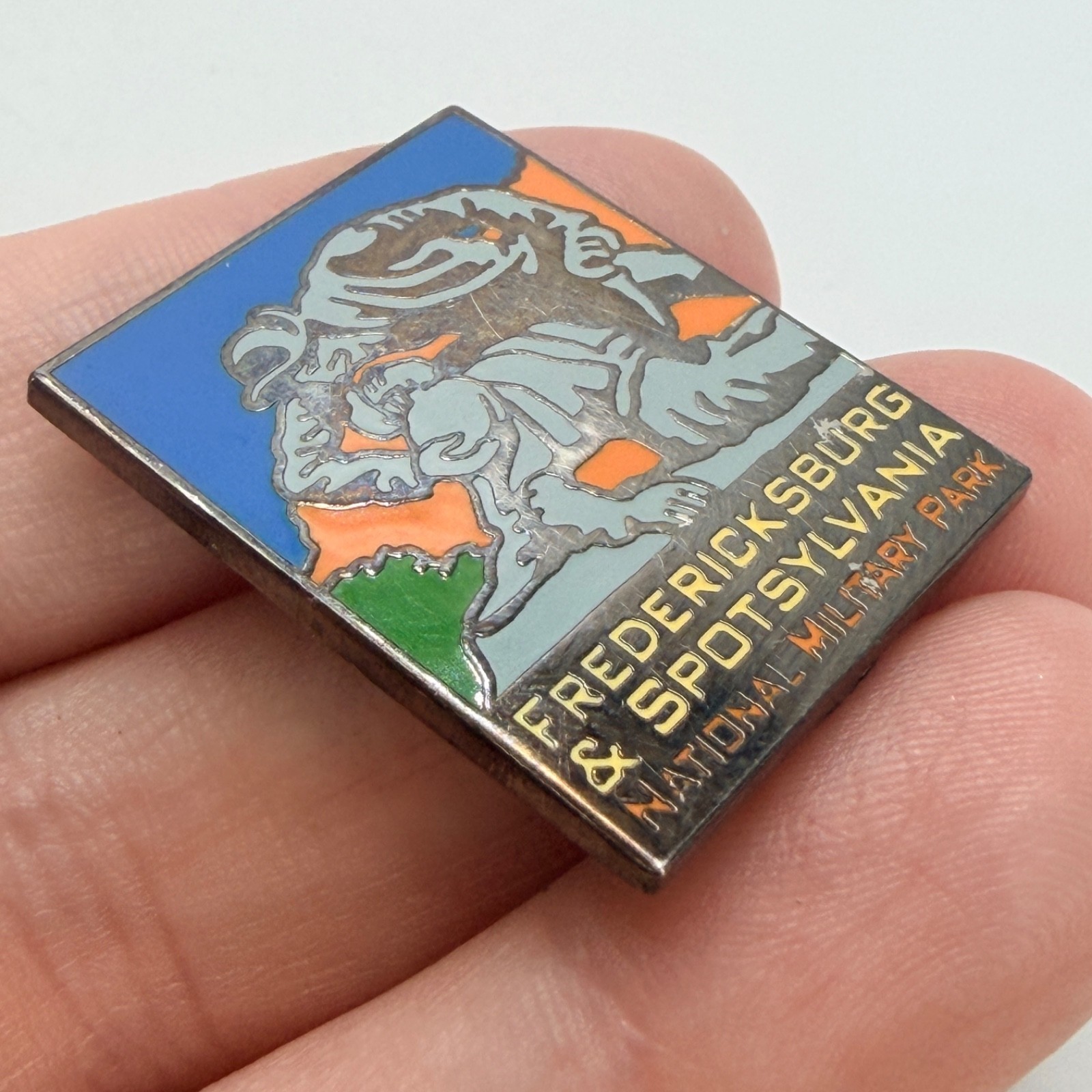 Fredericksburg Spotsylvania National Military Park Lapel Pin Civil War Vintage
