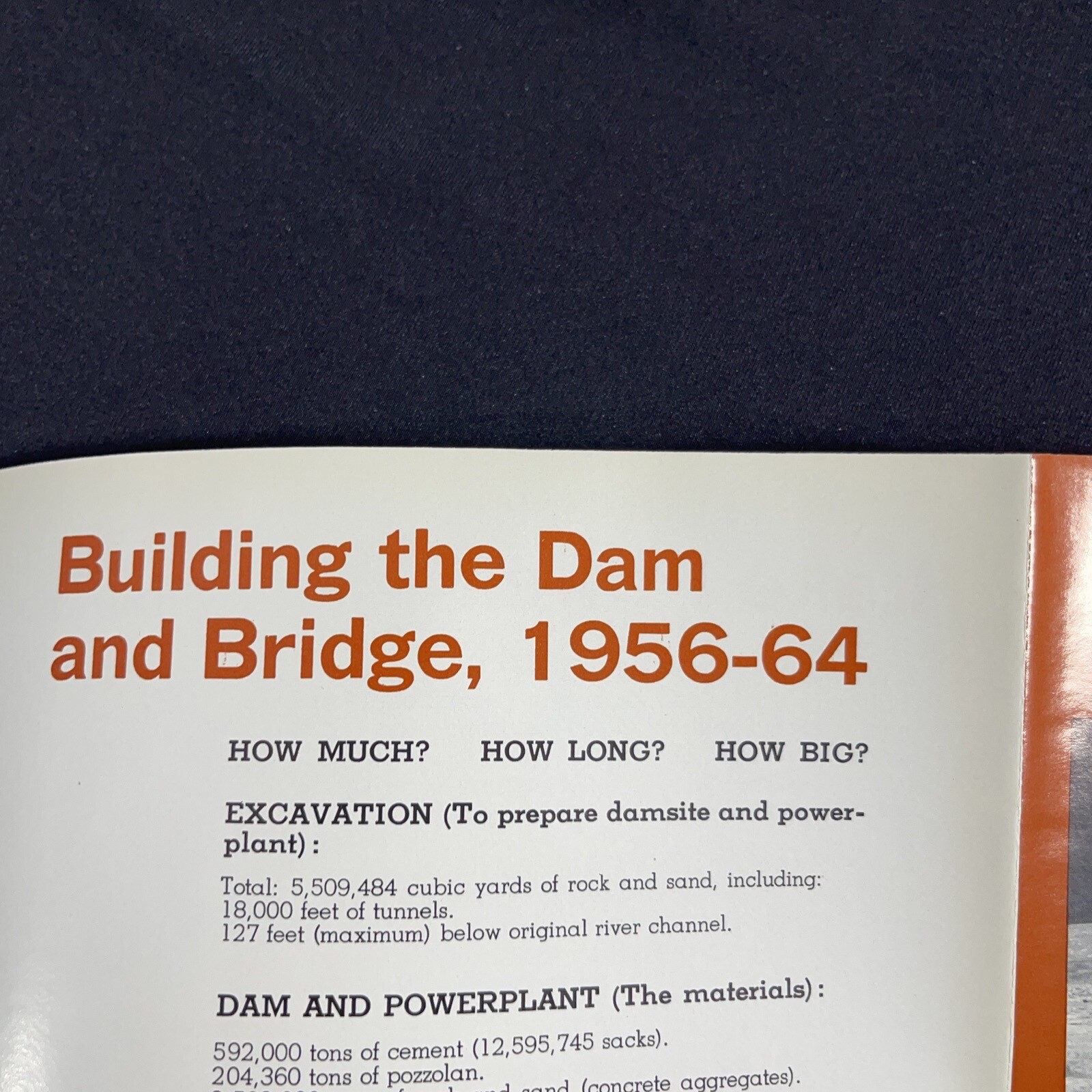 1967 Glen Canyon Dam Colorado River Storage AZ UT Vintage Travel Brochure