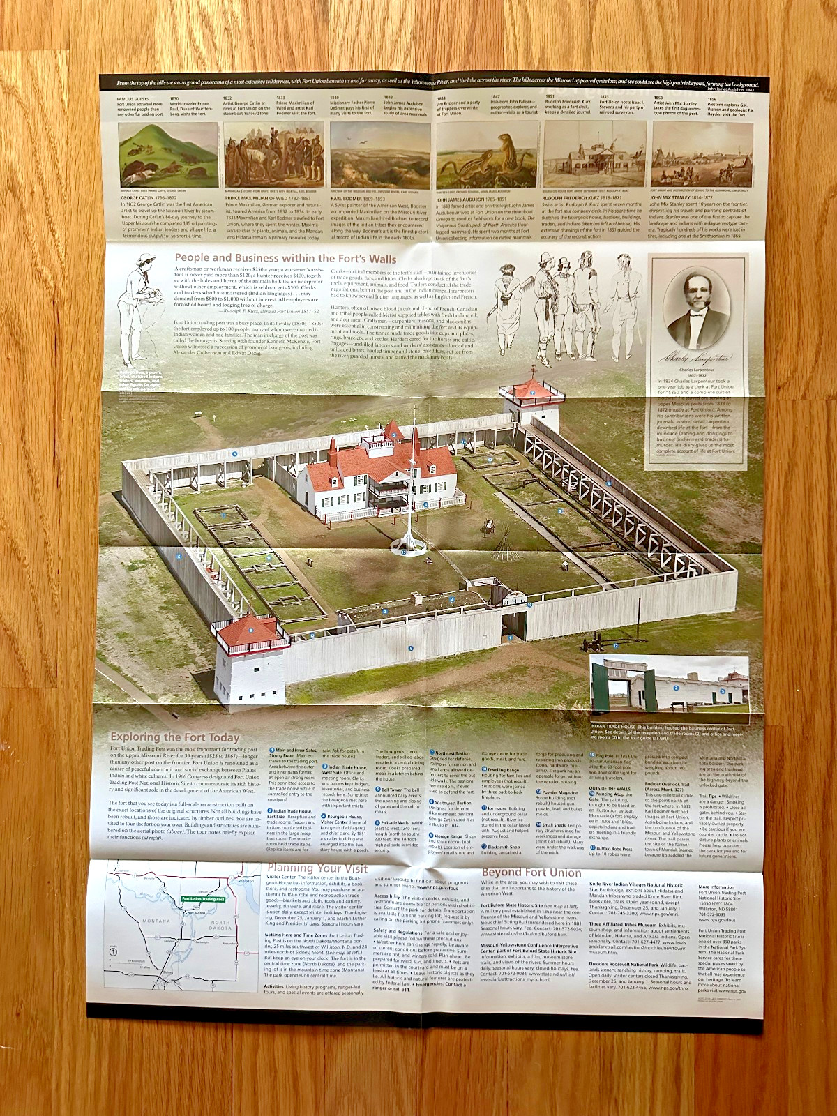 Fort Union Trading Post Natl Historic Site National Park Service Brochure