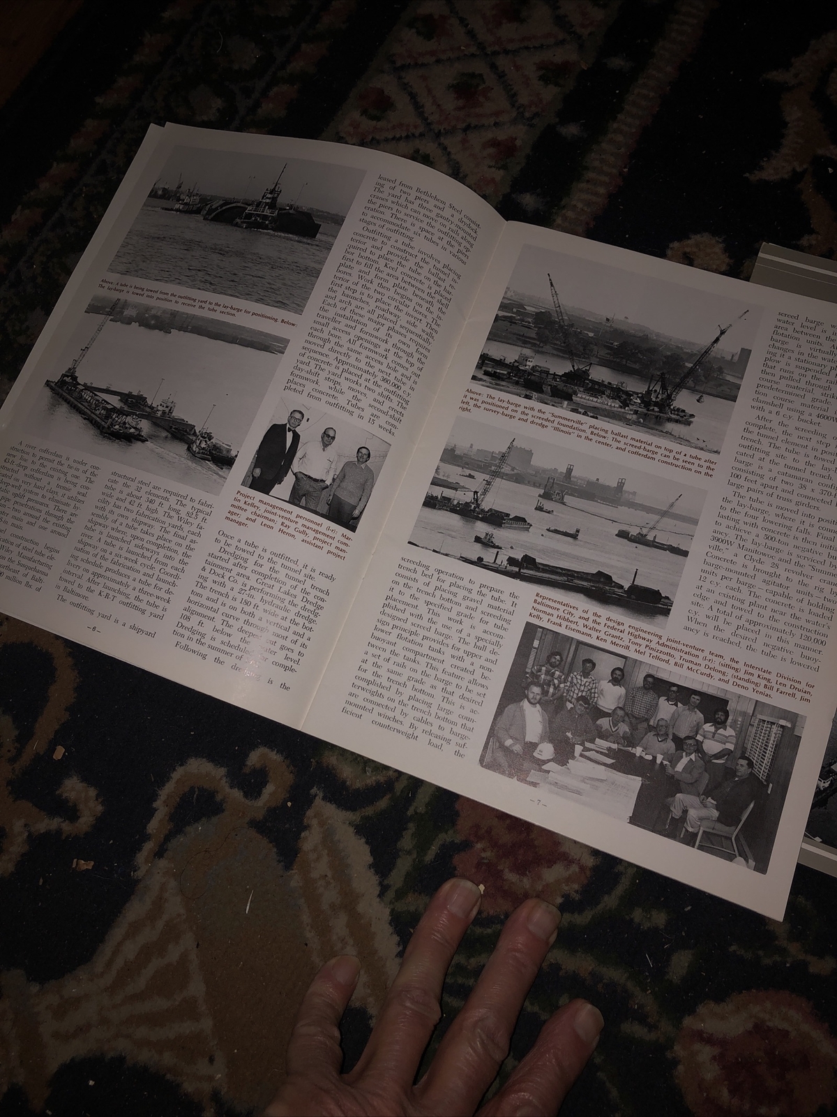Construction Of I-95 – Fort McHenry Tunnel Brochure + Beneath Balto. Harbor
