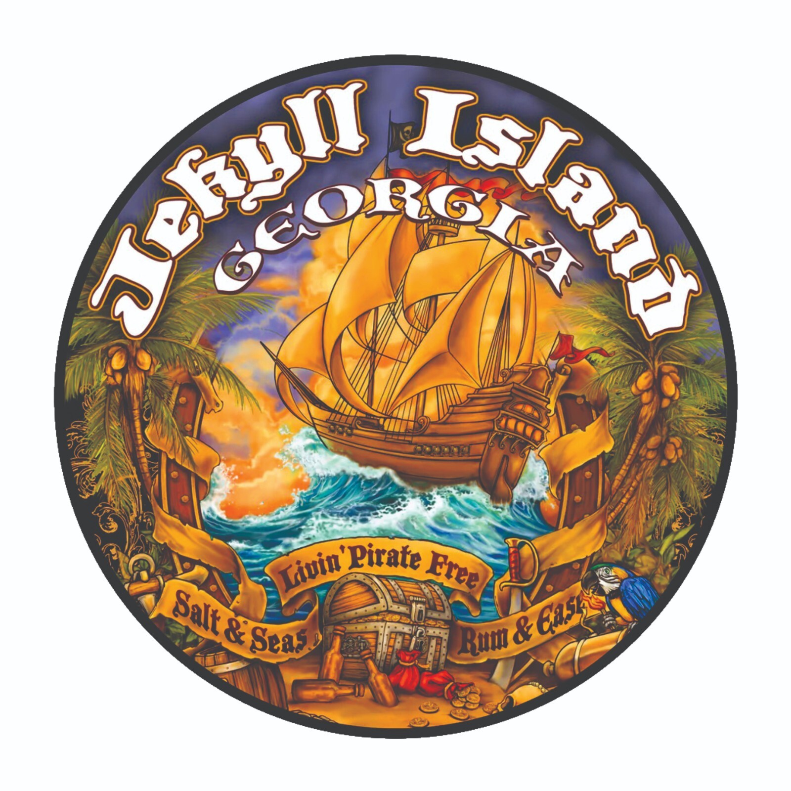 Jekyll Island Georgia Sticker Decal Bumper Sticker
