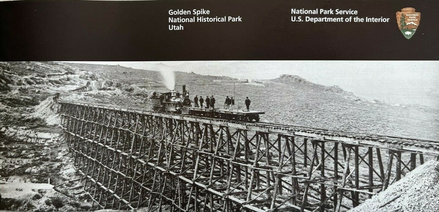 2026 GOLDEN SPIKE NHP – Utah NATIONAL PARK SERVICE UNIGRID BROCHURE/MAP New