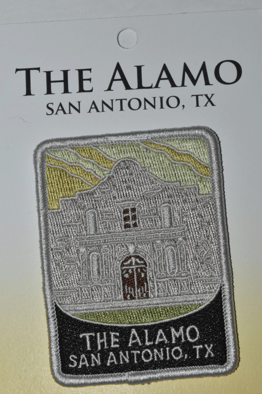 NPS “ALAMO – San Antonio,” Iron-On Patch (2.00″ x 2.75″ Oval) New/Original Card