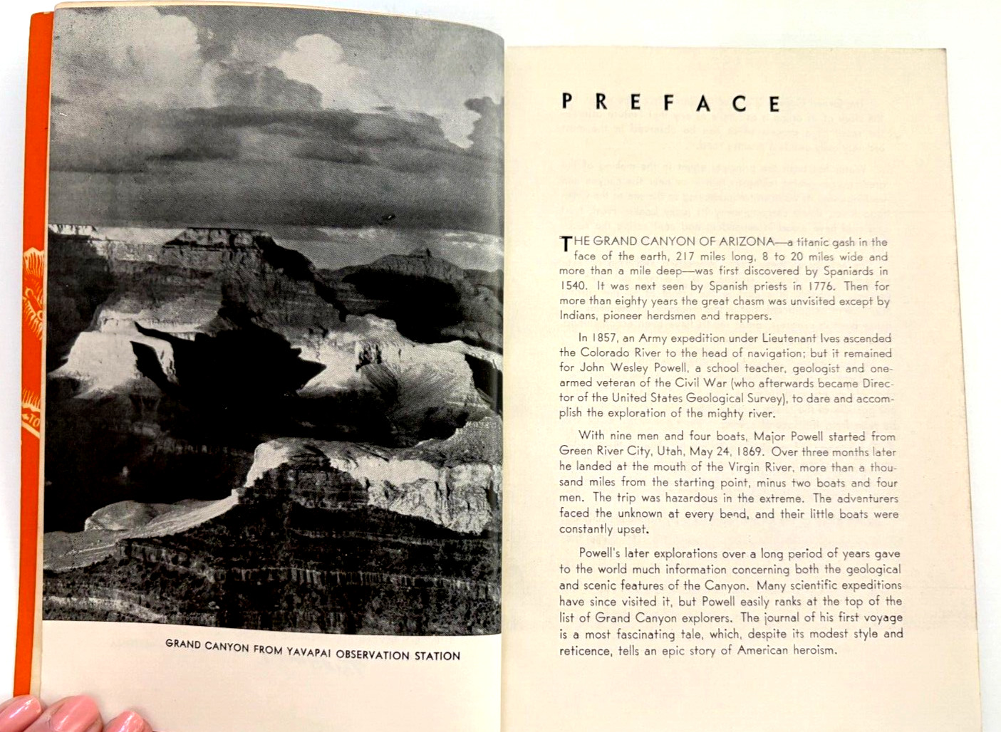 1956 Paperback Book “Story of the Grand Canyon” by U.S. Geological Survey *