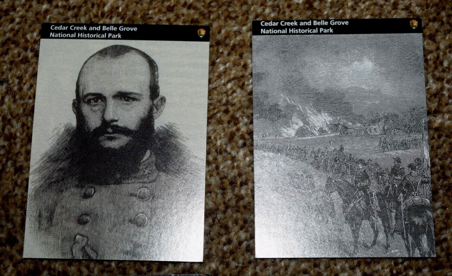 4 NPS CEDAR CEDAR CREEK & BELLE GROVE NTL HISTORIC SITE, “Gen. Ramseur,” CARDS