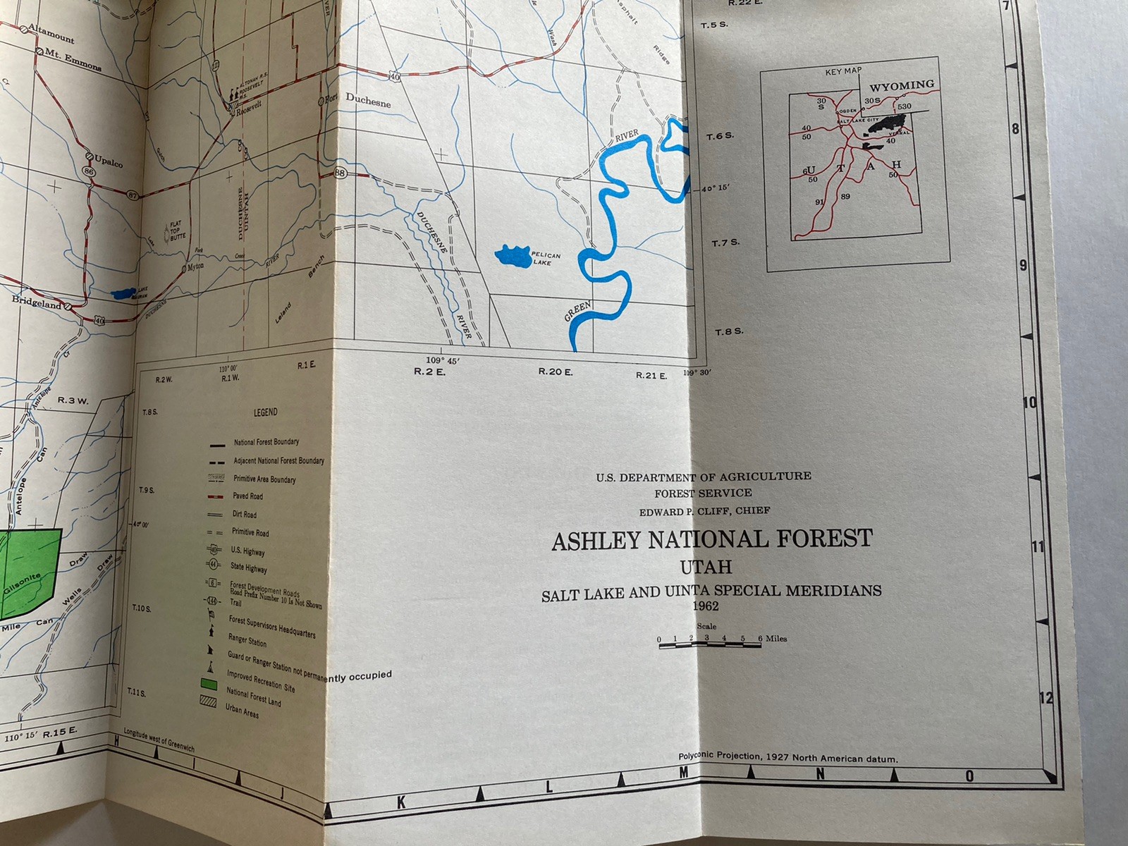 Vintage 1960’s Utah National Forest/Travel Brochures Maps Lot of 3. Excellent.