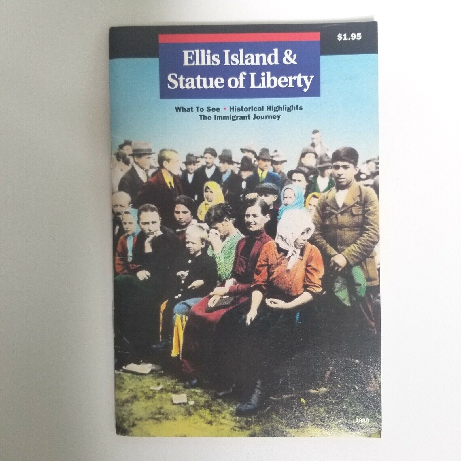 Ellis Island Statue of Liberty Official Brochure Book1993 Immigration History