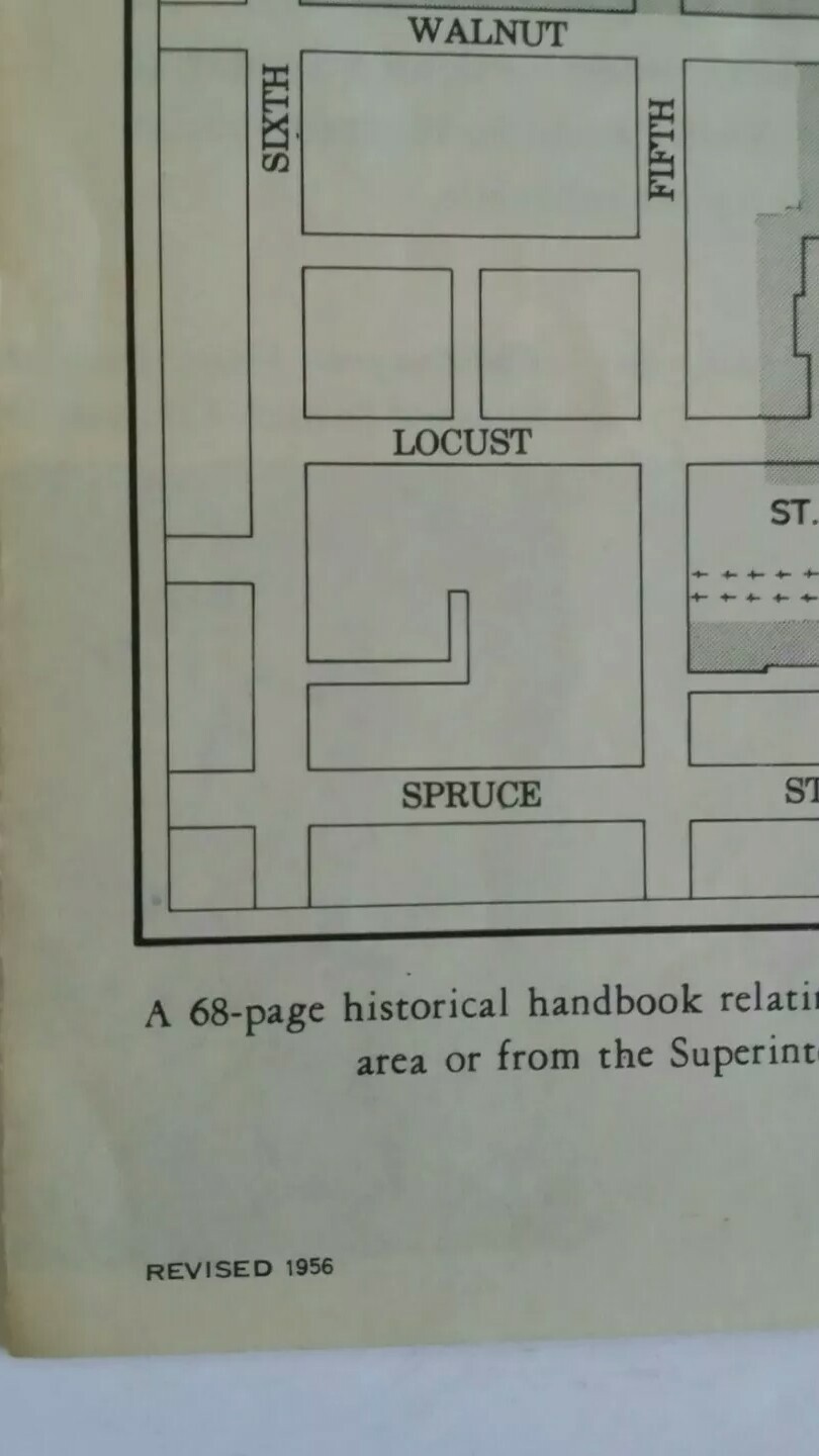 1956 – INDEPENDENCE NATIONAL HISTORICAL PARK Pennsylvania – Souvenir Pamphlet