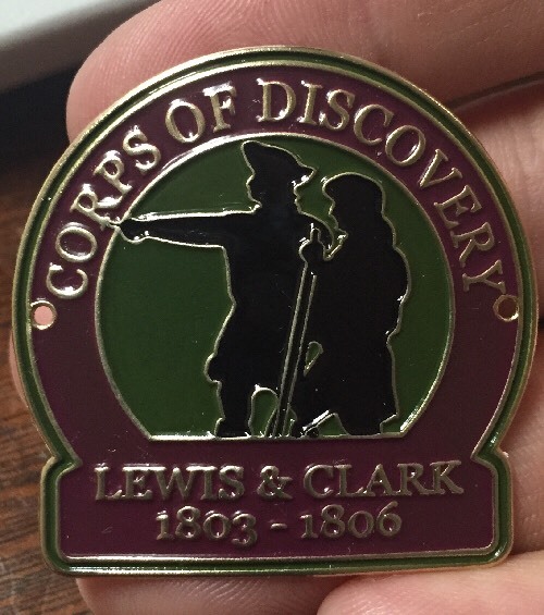 Lewis And Clark Corps Of Discovery walking Hiking Medallion NEW staff UTAH