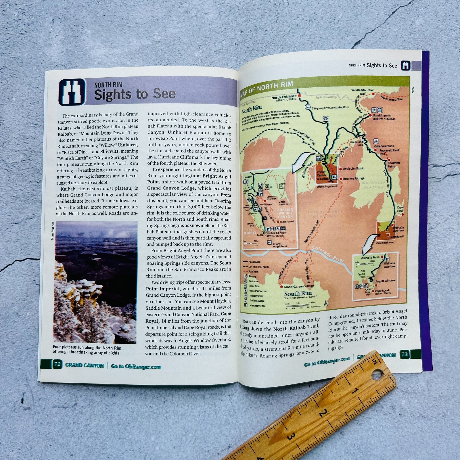 American Park Network Grand Canyon Visitor Guide 26th Edition 2008 2009