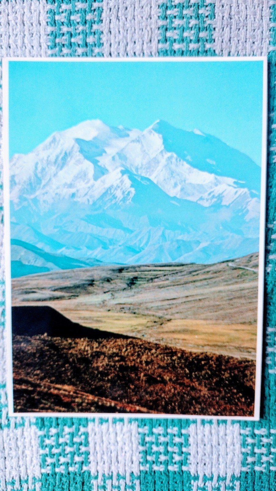 BEAUTIFUL POST CARD MT.MCKINLEY FROM STONY HILL ALASKA