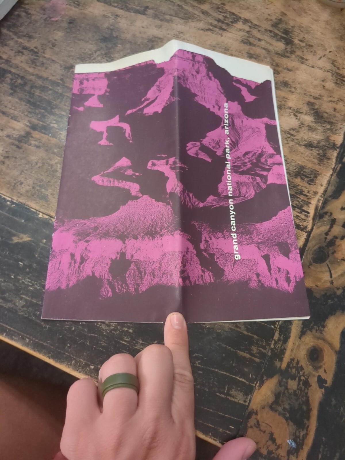 Grand Canyon National Park Arizona 1967 US Government Pamphlet