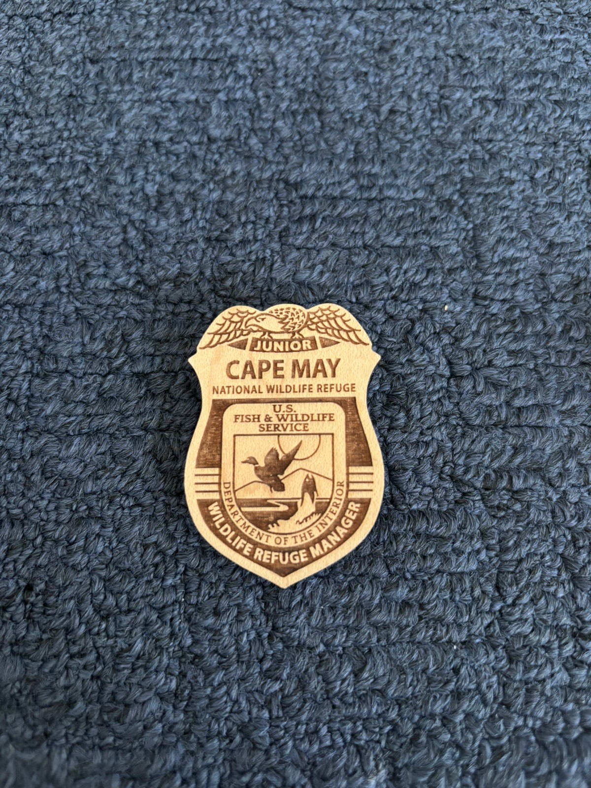 Cape May National Wildlife Refuge Junior Ranger Badge New Jersey