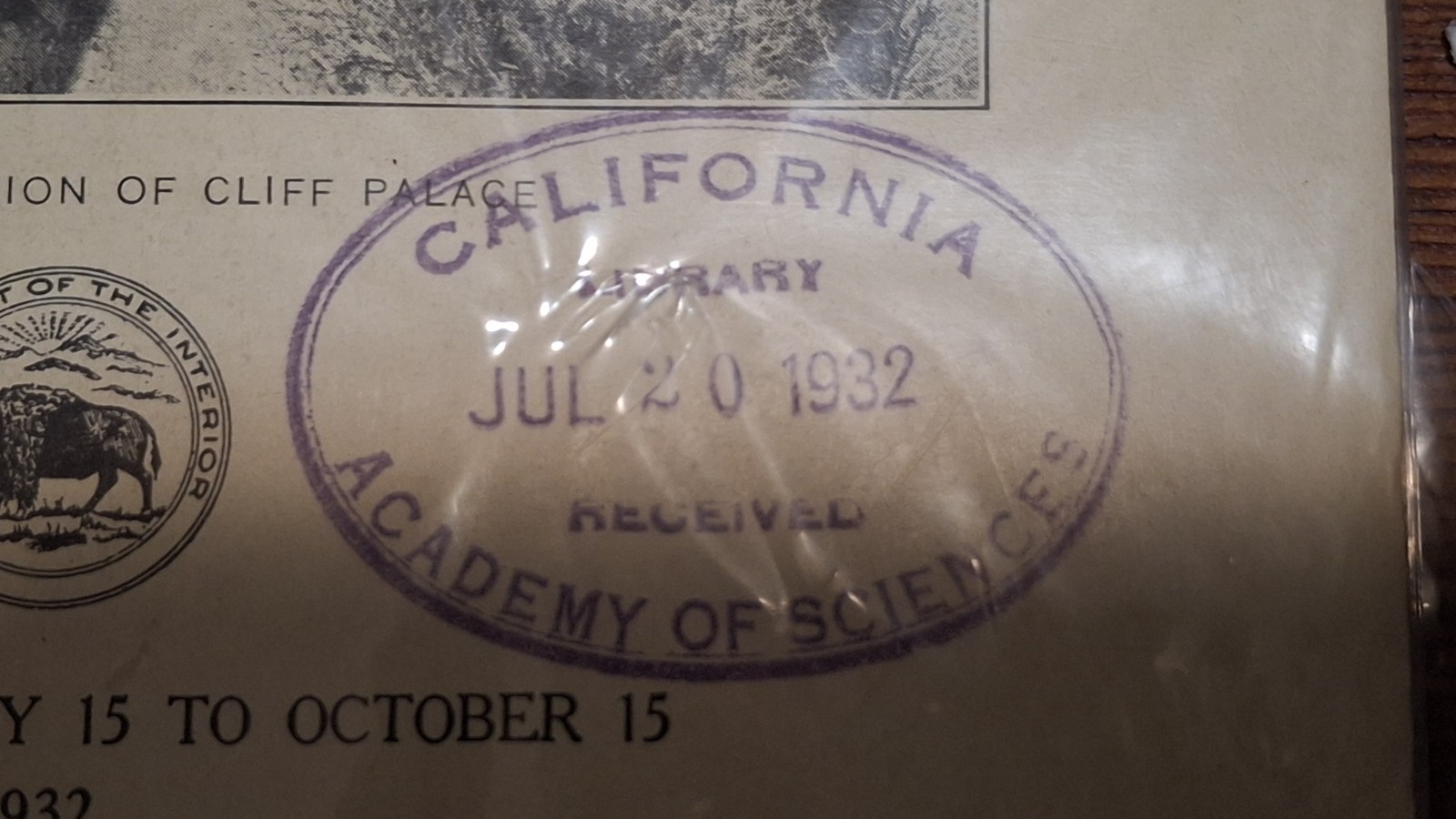 Original 1932 Mesa Verde National Park Guide Booklet – California Academy of…