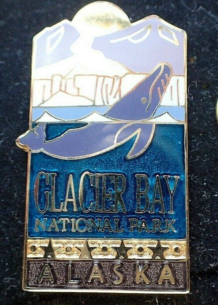 Glacier Bay National Park Alaska Pin – Whale