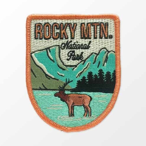 Rocky Mountain National Park Patch Iron-On Applique Souvenir Gift