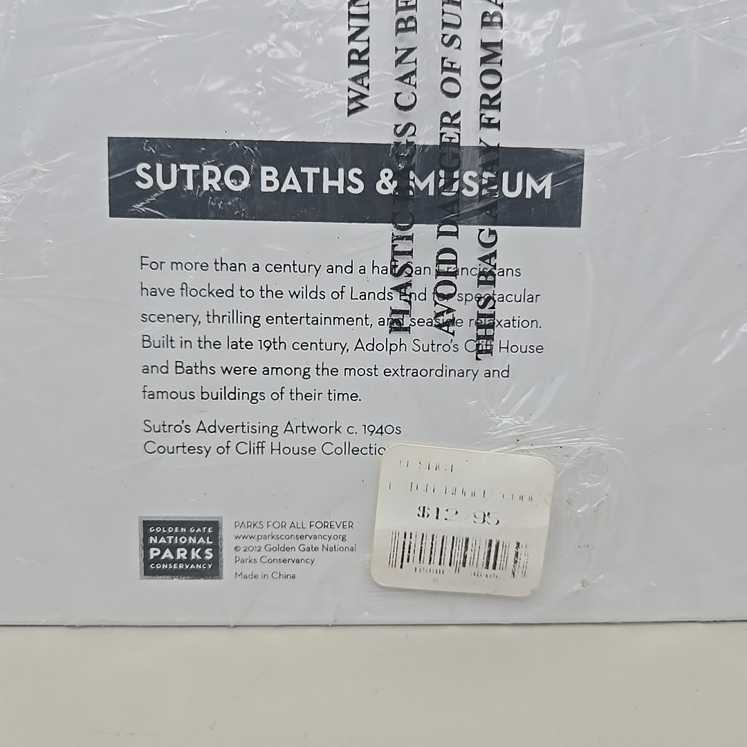 NEW Sutro Baths Golden Gate National Parks 14″ Metal Sign ‘Whale Of A Good Time’