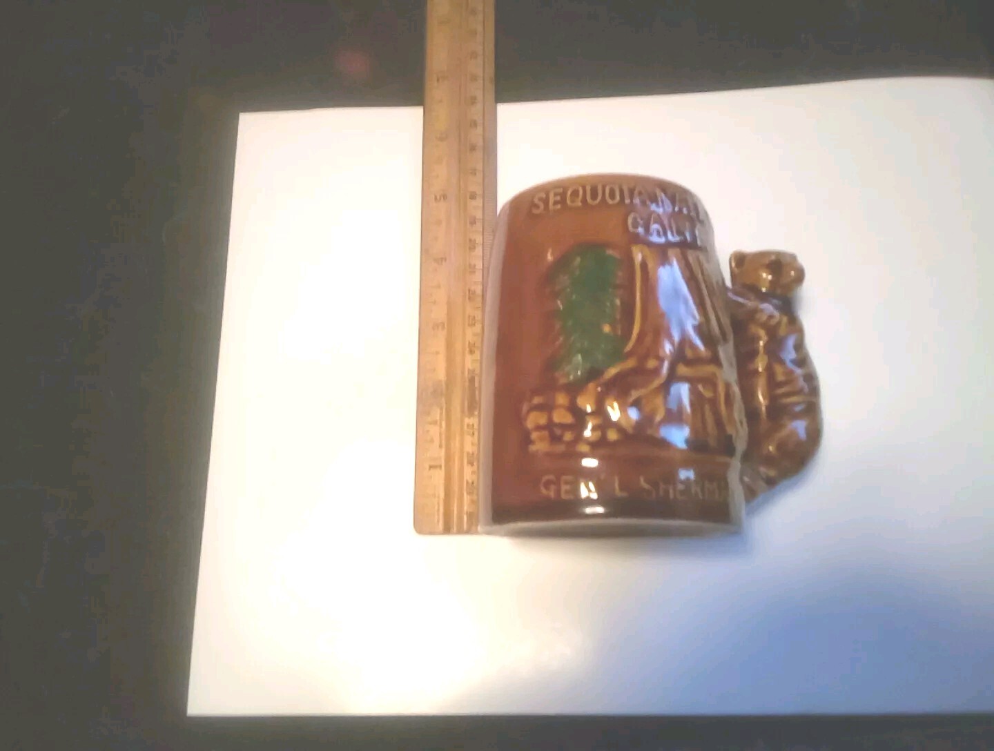 2 Mugs Vintage Rare Sequsoia National Park 1970’S Pre-owned +Mug Made In Japan