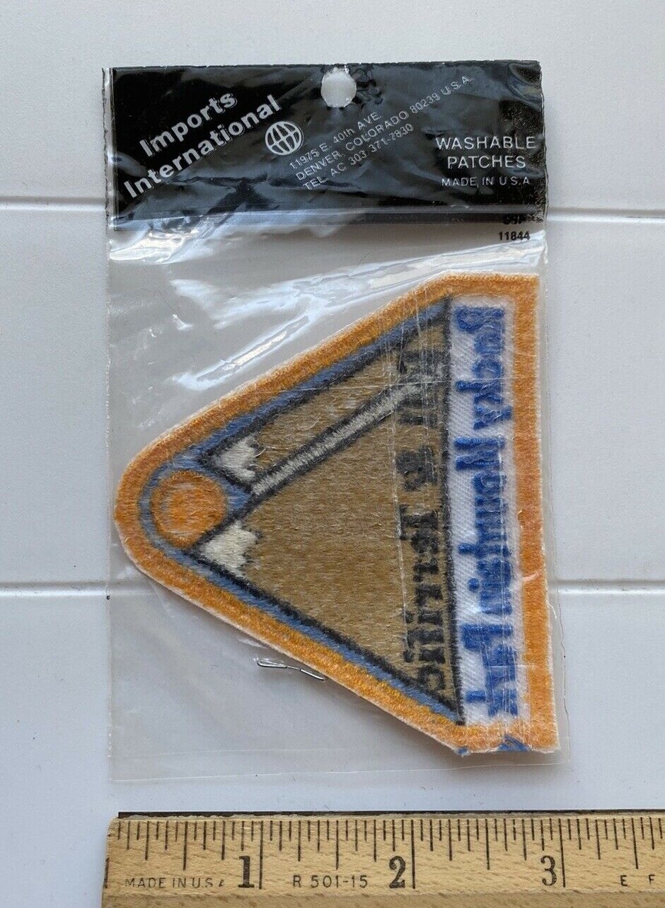NIP Tall & Terrific Rocky Mountain Park Colorado Rockies Embroidered Patch Badge